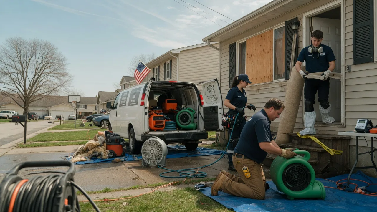 Water Damage Restoration in Burbank, OH near me